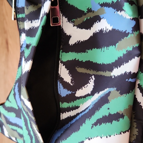 DVF zebra pattern crossbody green blue black white purse Diane Von Furstenberg - Picture 9 of 13